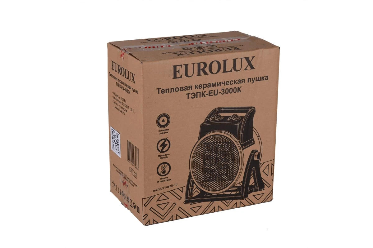 Тепловая электрическая пушка Eurolux ТЭПК-EU-3000K9