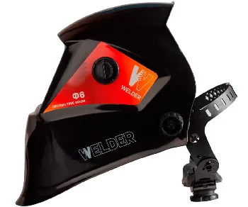 Маска сварщика WELDER PRO Ф6 REAL COLOR бургунди Хамелеон 1