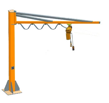 Кран консольный поворотный ручной TOR PSJ33100 1000 кг, высота 3 м, стрела 3 м 1005960 – фото товара
