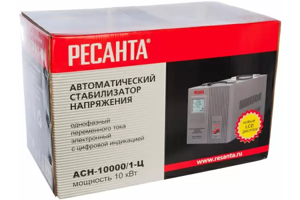 фото Стабилизатор однофазный РЕСАНТА АСН-10000/1-Ц