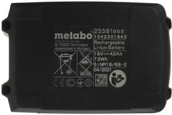 фото Аккумулятор Li-Power METABO T03460