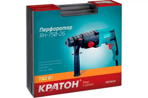 фото Перфоратор SDS+ КРАТОН RH-750-26