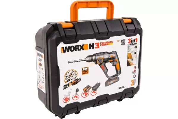 фото Аккумуляторный перфоратор WORX WX390.1