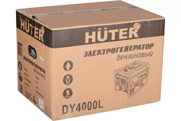 фото Бензиновый генератор HUTER DY4000L