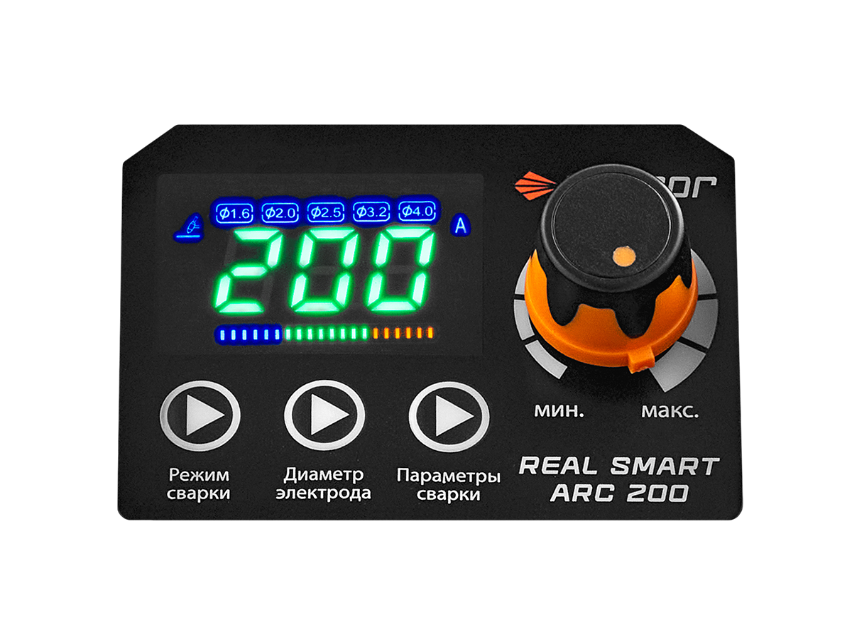 REAL SMART ARC 200 BLACK (Z28303) Сварог 00000097886 – фото товара
