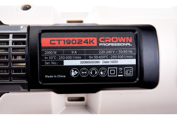 Технический фен Crown CT19024K 6
