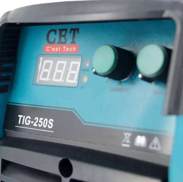 Сварочный инверторный аппарат с газом CET TIG 250S 2